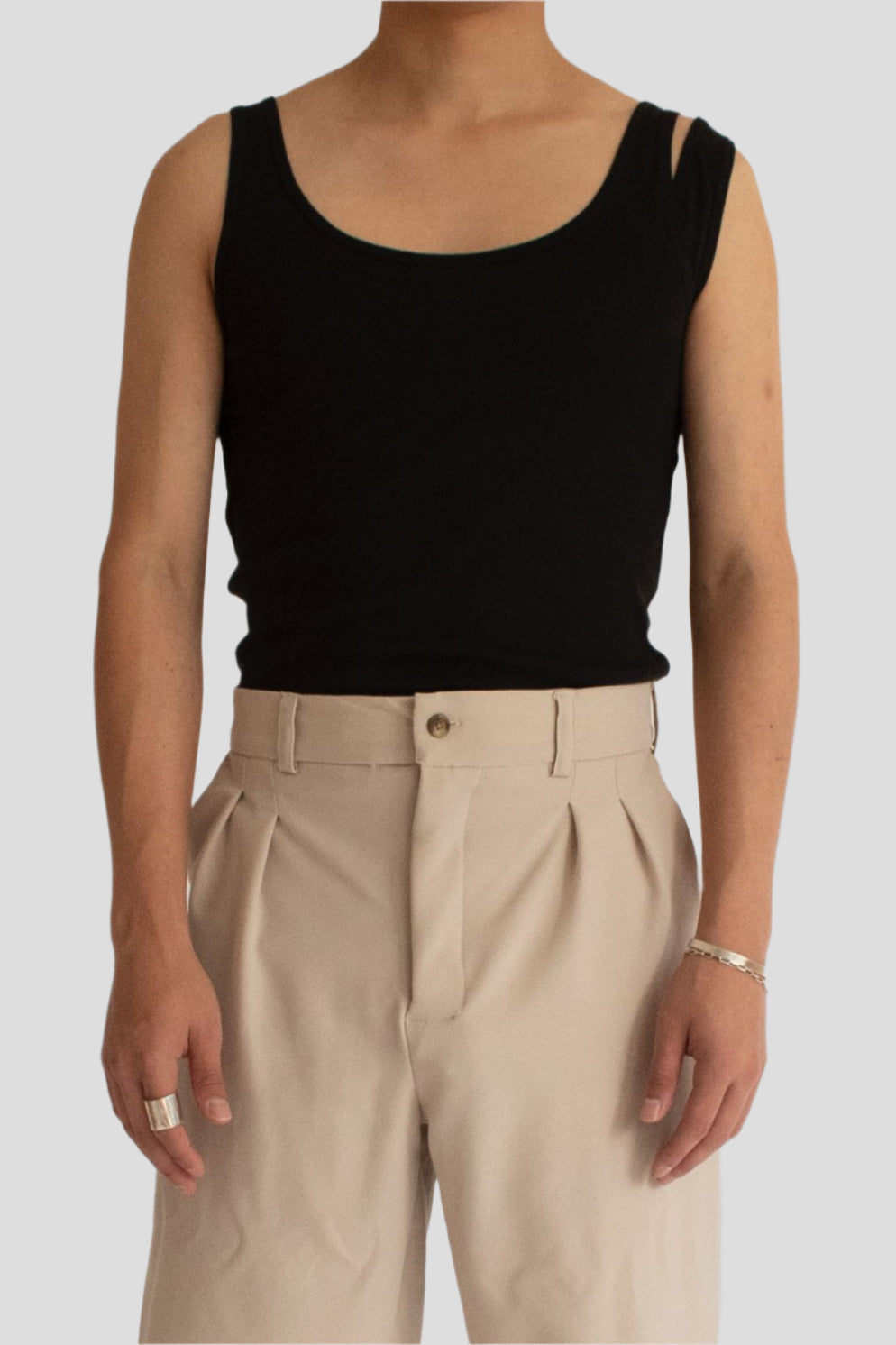 DOUBLE SHOULDER TANK TOP