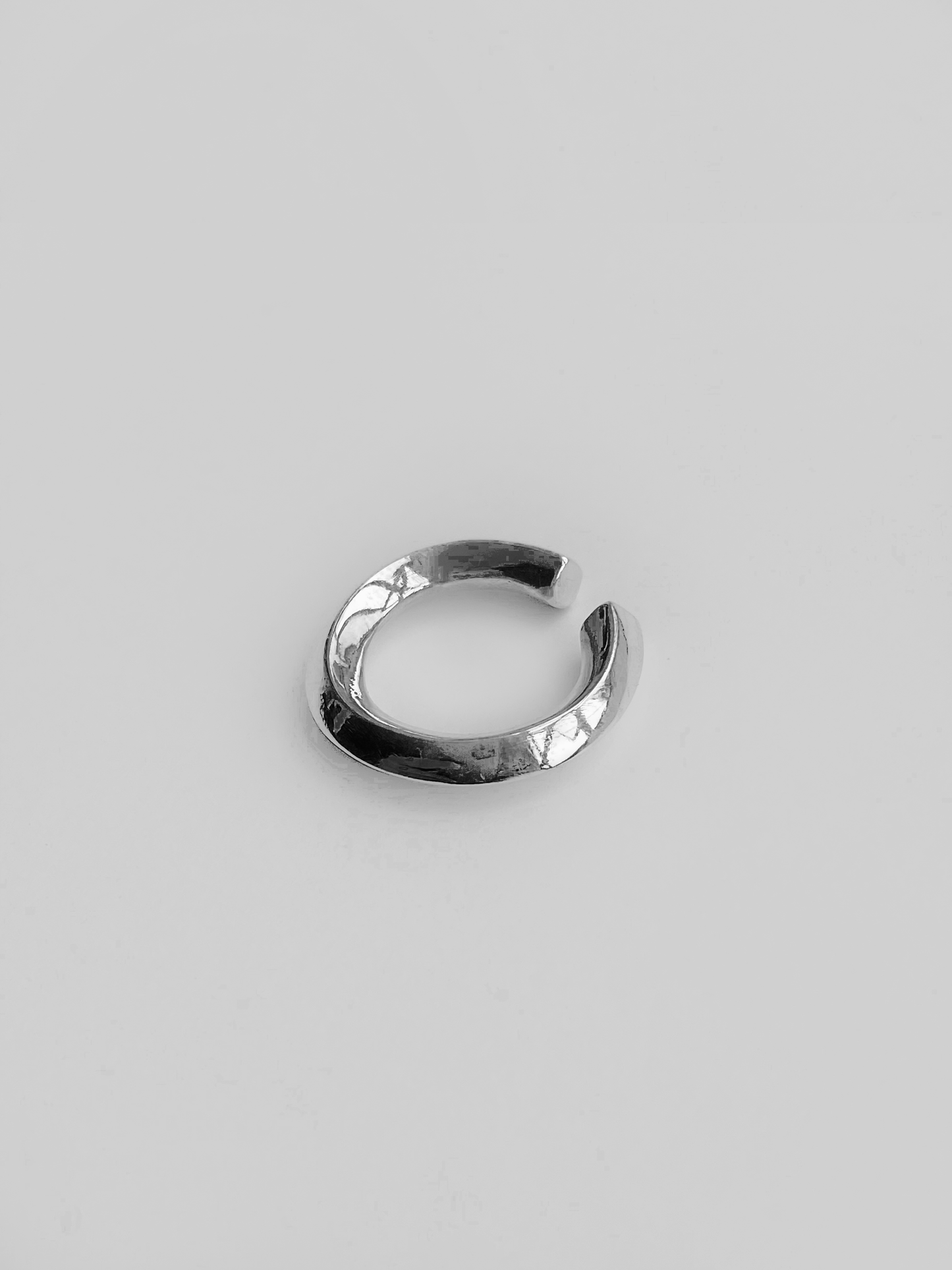 SILVER EARCUFF BLADE AYANEGUI CONTEMPORARY LUXURY CLOTHING BRAND BASED IN MEXICO CITY