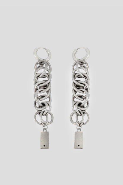 BRAIDED CHAIN EARRINGS