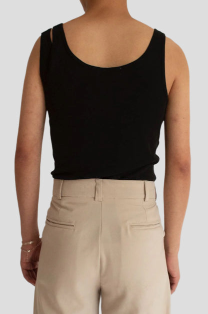 DOUBLE SHOULDER TANK TOP