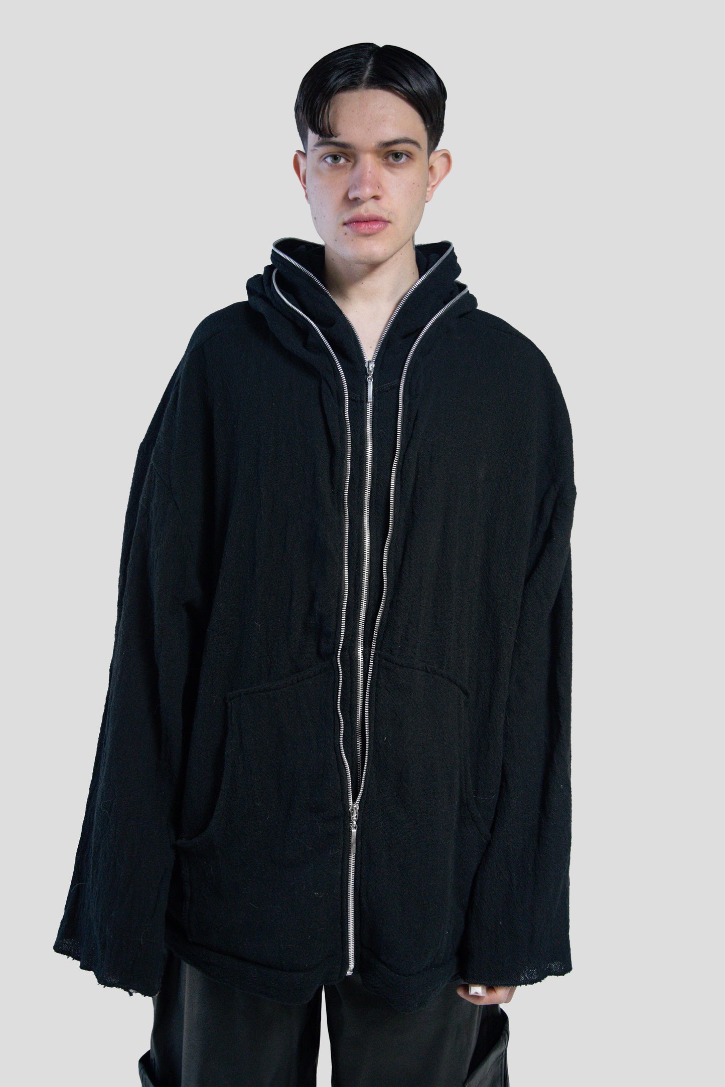 DOUBLE ZIPPER HOODIE