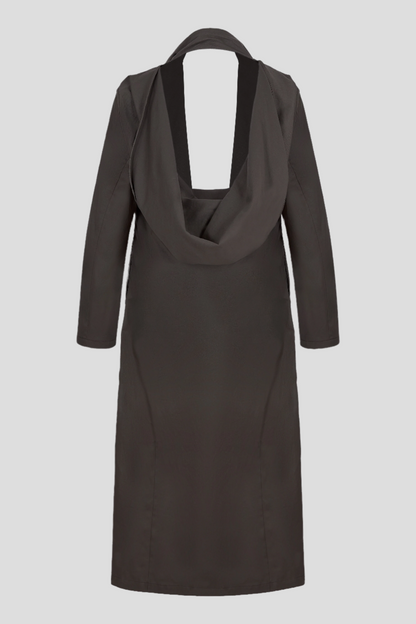 DRAPPED TRENCH COAT