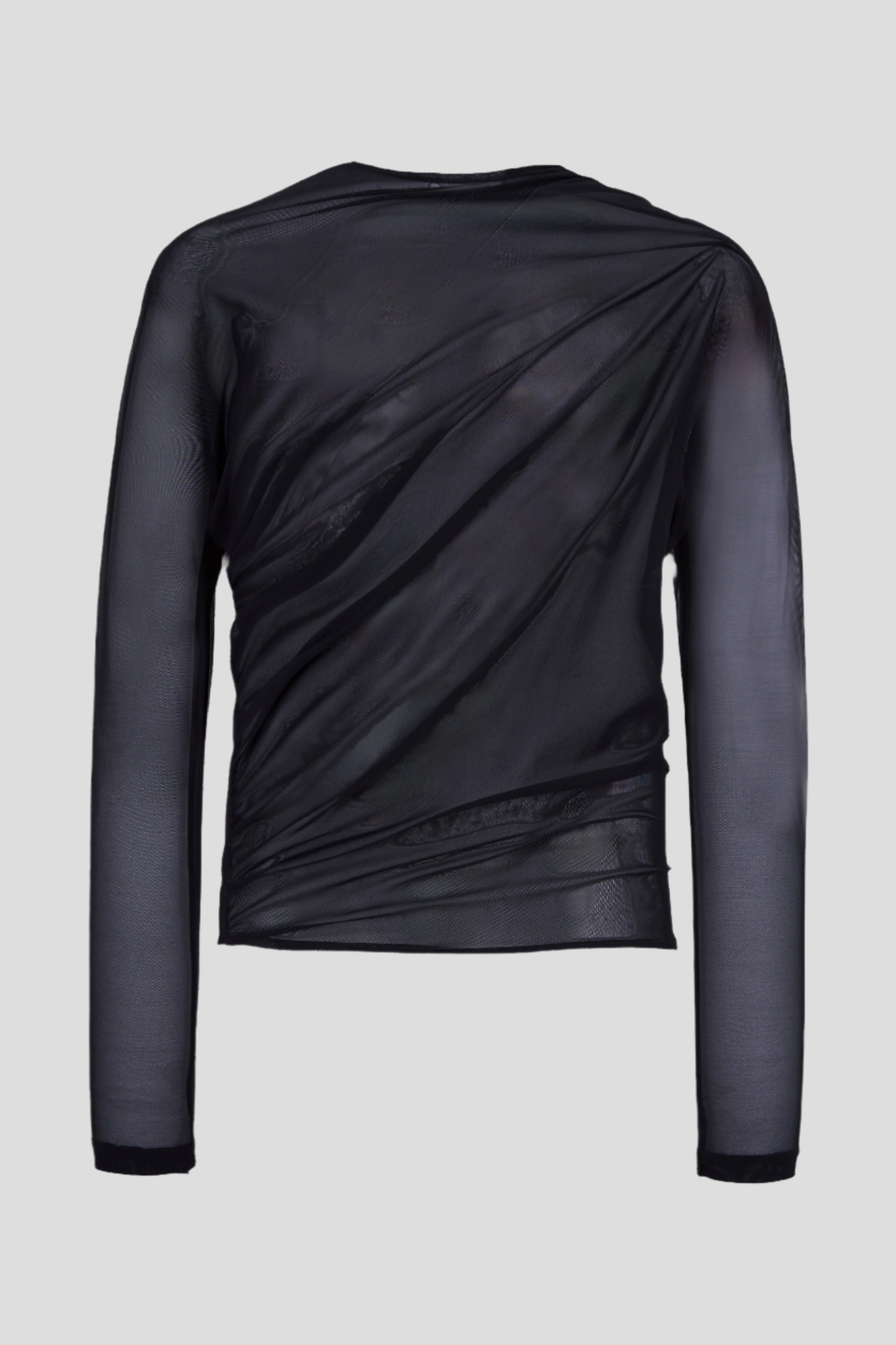 MESH DRAPPED LONGSLEEVE