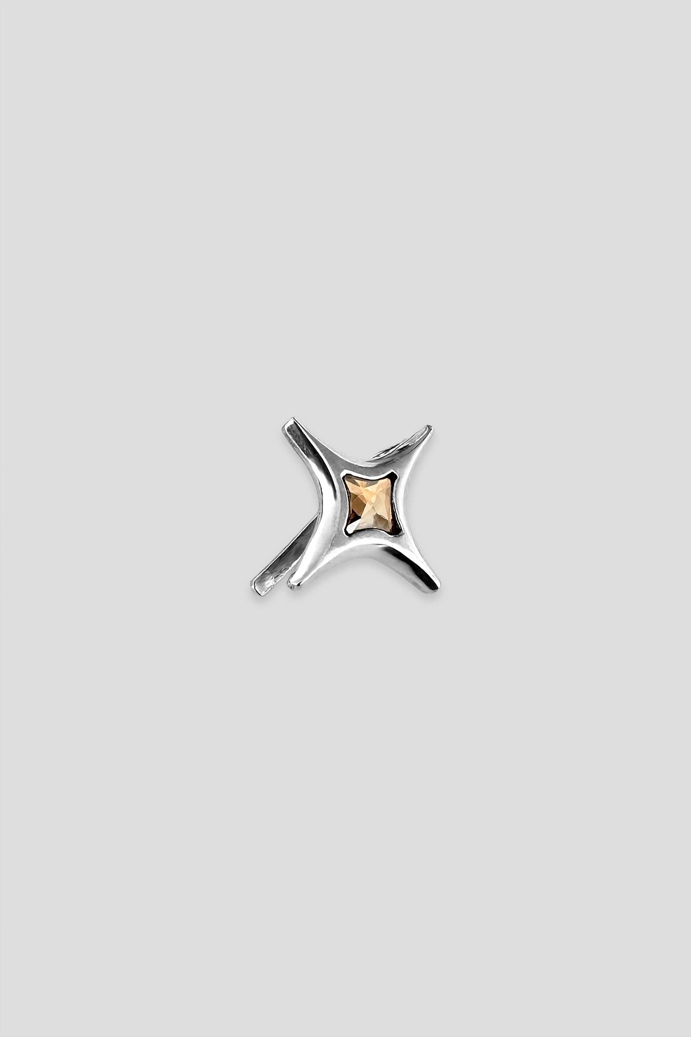 SPIKE STAR EARCUFF CONTEMPORARY LUXURY CHUNKY STAINLESS MINIMAL JEWELRY