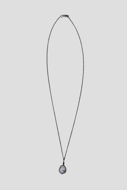 IRREGULAR CHAIN PEARL NECKLACE